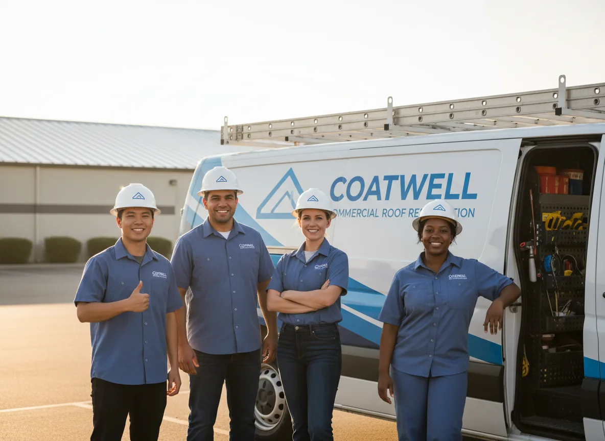 Commercial roof coating company in Sawyer, OK